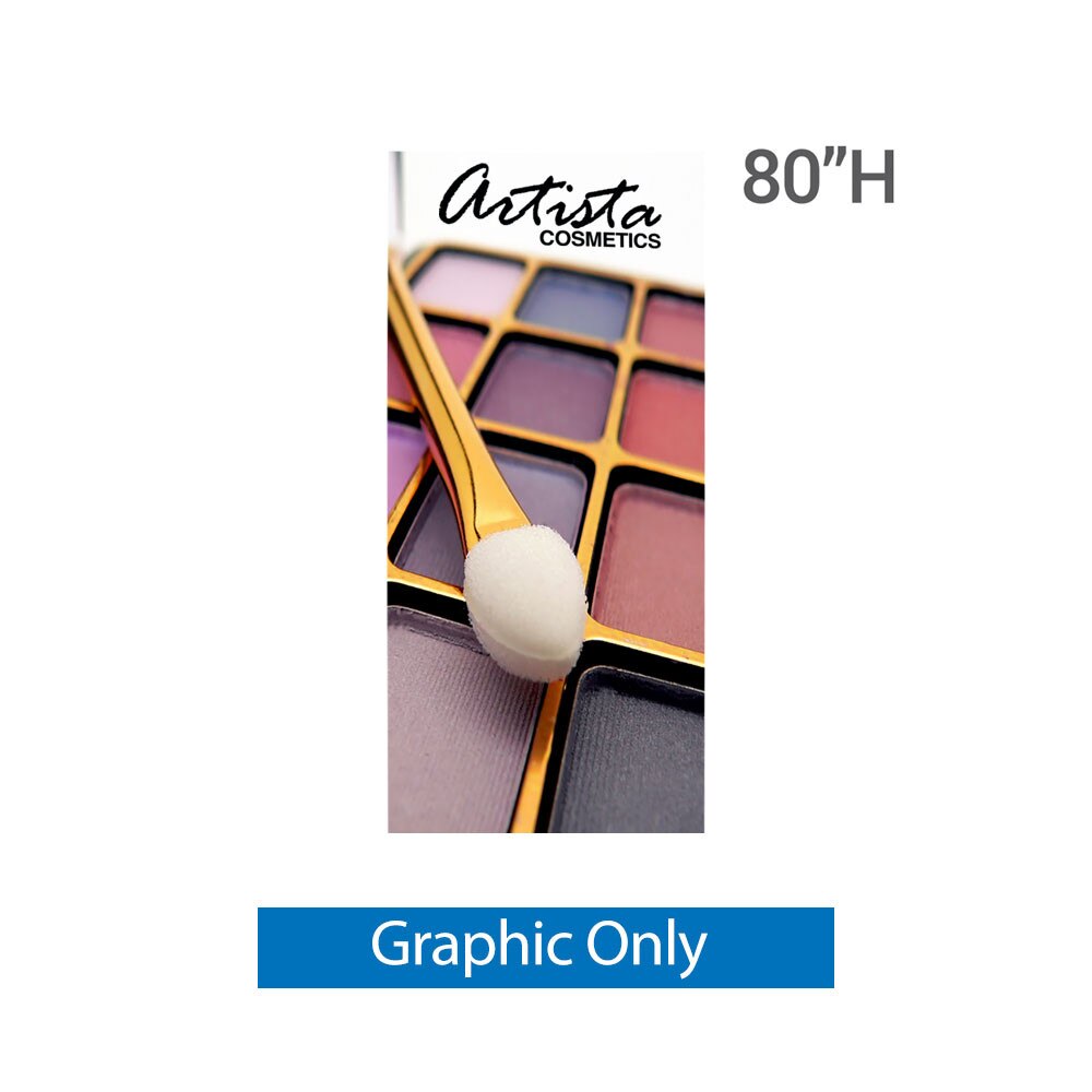 Maui Retractable Banner Stand — Graphic Only / 80 inches